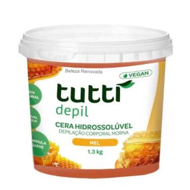 Imagem de Cera Depilatória Hidrossoluvel Mel Tutti Depil 1,3kg