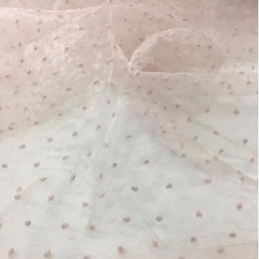 Imagem de Tecido Organza Point Sprit Poá Bubble Wond Varias Cores 1,0mt comp x 1
