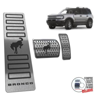 Imagem de Descanso + Pedaleira Automático Ford Bronco Sport Preto