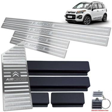 Imagem de Soleira e Descanso Aircross 2011 a 2016 Prata Alto Relevo