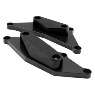 Imagem de BYYINGSUS Acessórios de modificação de motocicleta Proteção de bloco antiqueda do motor compatível com CB650F CB650FA 2014-2020FA (Preto)