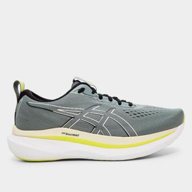 Imagem de Tênis Asics Glideride Max Masculino, Verde, Bege, 42