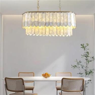 Imagem de Lustre Criativo Luxo Em Camadas Luminárias Penduradas Sala de Estar Casa Cozinha Ilha Iluminação