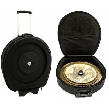 Imagem de Semi Case Solid Sound para Pratos até 24¨ com rodinhas e revestimento interno em pelúcia (9131)