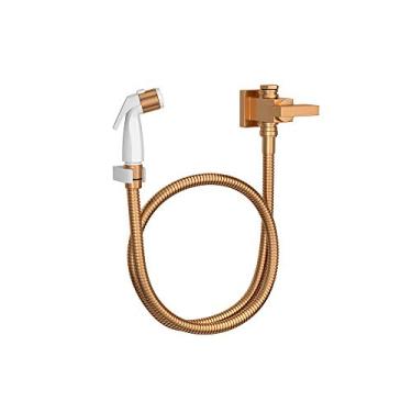 Imagem de Ducha higiênica com registro e derivação Dream, Gold Matte, Deca, 1984.GL87.ACT.MT