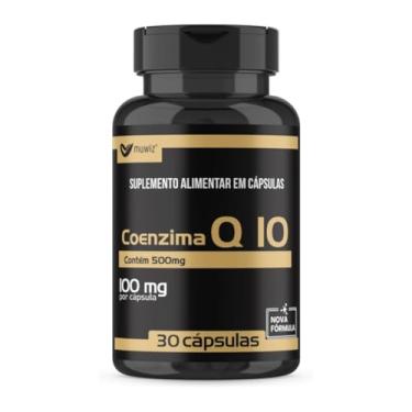 Imagem de Coenzima Q10 100mg Por Cápsula (nova Formula) 500 Mg 30 Caps Sem Sabor - Muwiz
