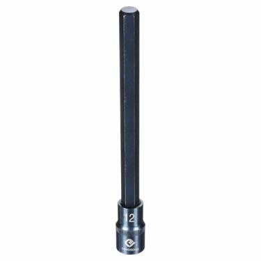 Imagem de HARFINGTON Soquete hexagonal de impacto de 1/5.1 cm H12 (12 mm) soquete métrico de 20 cm de comprimento S2 aço 6 pontos para adaptador de furadeira elétrica, azul