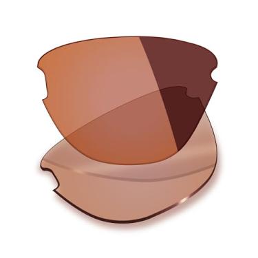 Imagem de Mryok Lentes de substituição UV400 para óculos de sol Oakley Frogskins Lite OO9374, HD Polarized, proteção UV, resistente a impactos e ajuste perfeito - Laranja fotocrômica