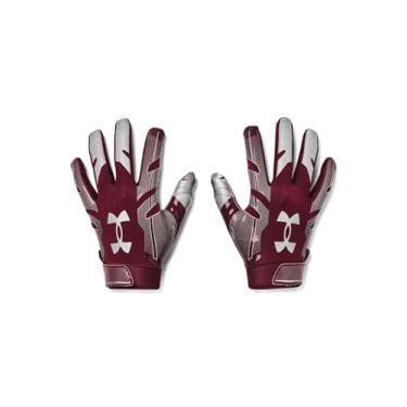 Imagem de Under Armour Luvas de futebol masculinas F8, (609) / marrom / prata metálica, 2GG