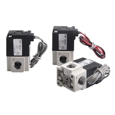 Imagem de 1 peça VT307 Série 3 Portas Válvula Solenoide Operado Direto Poppet Tipo VT307-5G1-01 Vácuo VT307V-5G1-01 Válvula de Alta Frequência (Base)