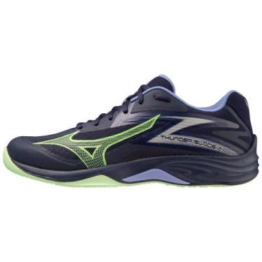 Imagem de Tênis de Volei Unissex Mizuno Thunder Blade Z, Azul, 40