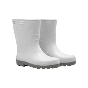 Imagem de Bota Eva Overtech Vulcabras Galocha Levinha Isopor Super Leve Cano Curto Impermeável Sem Forro (Branca, Padrão, BR, Adulto, Numérico, 41)