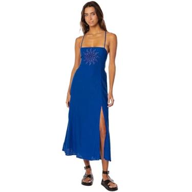 Imagem de Maaji Vestido midi feminino, Azul brilhante, M