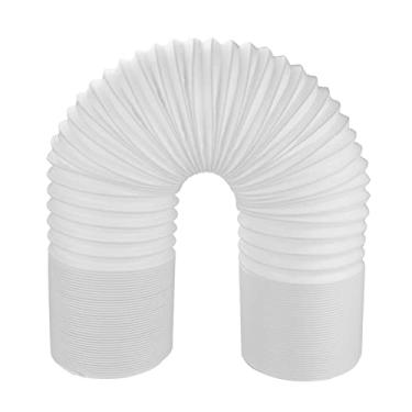 Imagem de Pilipane Mangueira de exaustão de ar condicionado PP fio de aço flexível mangueira de ventilação dobrável 3 metros de comprimento para ar condicionado (150 mm de diâmetro)
