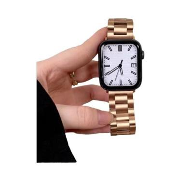 Imagem de Pulseira De Aço Inoxidável De 46mm 49mm Para Apple Watch Ultra, Bracel