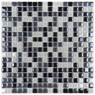 Imagem de Pastilha de Vidro e Metal de 30cm X 30cm Rende Glass Mosaic