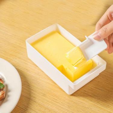 Imagem de Manteiga hermética, manteiga com tampa para bancada e geladeira, suporte de armazenamento para manter a manteiga macia