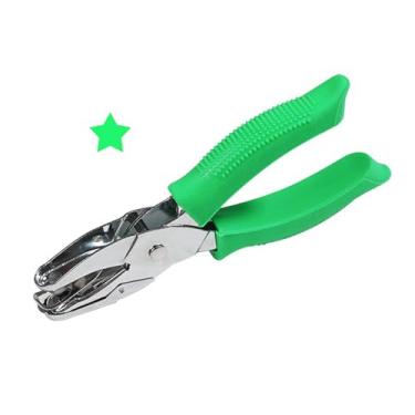 Imagem de Furador de furo único, perfurador de papel portátil de um furo com alça macia, furador pequeno para etiquetas de artesanato faça você mesmo, ferramenta de álbum de recortes