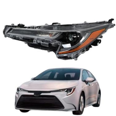 Imagem de Silscvtt 1 peça de substituição do lado do motorista para Toyota Corolla 2023 L LE farol projetor 81150-02Q70 conjunto de faróis