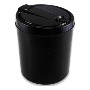 Imagem de 10X Lixeira Para Pia E Banheiro 3 Litros Preta Tampa Click