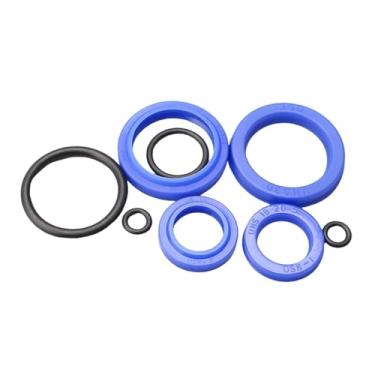Imagem de Esquirla Kit de vedação de óleo hidráulico para empilhadeira Selo mecânico Reparo estável Acessórios resistentes Peças de cilindro de empilhadeira Anel de, para 1t Novo