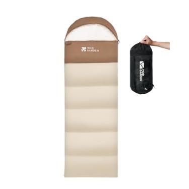 Imagem de MOBI GARDEN Saco de dormir para adultos, clima frio, confortável com bolsa de armazenamento, portátil, impermeável, compacto e leve, ideal para viagens, acampamento e aventuras ao ar livre, areia