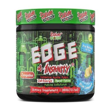 Imagem de Pó pré-treino Psycho Pharma Edge of Insanity 225g