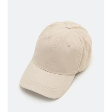 Imagem de Boné de Brim Liso Unissex com Regulagem de Tamanho 3 Cores Modelo Polo