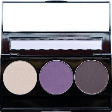 Imagem de Pure Ziva Paleta De Trio Sombras Veganas Off White, Matte Medium Lavender Violet E Deep Purple; Sem Talco, Parabenos Cruelty-Free