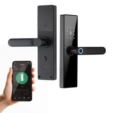 Imagem de Fechadura Digital Wi-Fi FD21 - Abertura por Biometria, Chave Mecânica e Tag, Controle por App (iOS/Android)