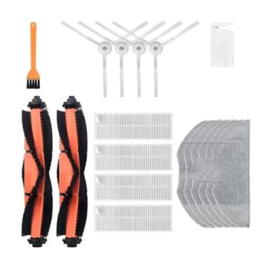 Imagem de New Main Brush Side Brush Filter Kits Compatible With Xiaomi Mijia G1 MJSTG1 Vacuum Cleaner Vacuum-Mop Essential(Clear)