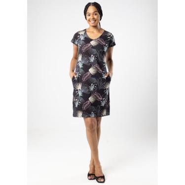 Imagem de Vestido Algodão Pau a Pique Estampado Preto