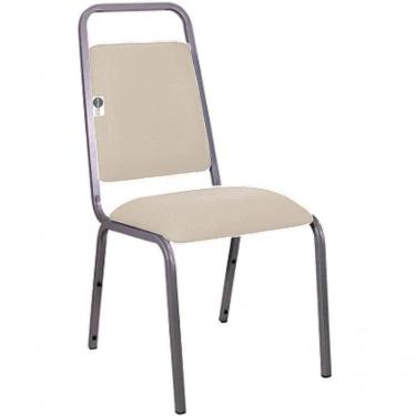 Imagem de Cadeira Empilhável Para Hotelaria Linha Hotel Fremon Bege
