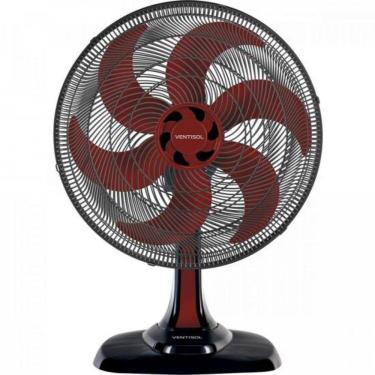 Imagem de Ventilador De Mesa 50cm 220V Turbo6 Vermelho Ventisol
