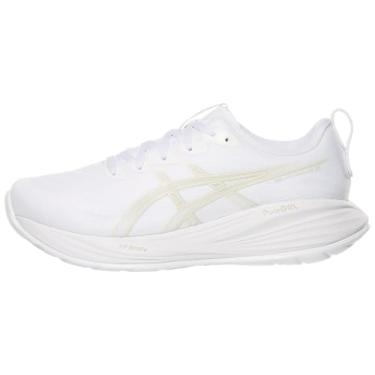 Imagem de Asics Tênis de corrida feminino Gel-Cumulus 27, Branco/cinza lago, 36