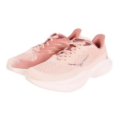 Imagem de HOKA Tênis feminino Mach 6, Rosa latte/blush, 35