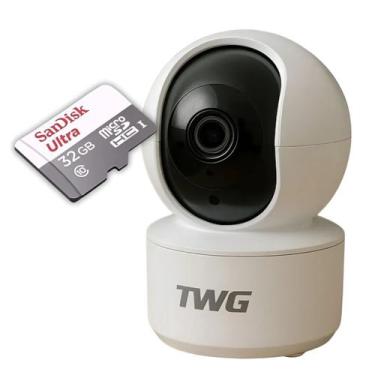 Imagem de Kit Câmera de Segurança para casa IP Inteligente com áudio Wifi TWG TW