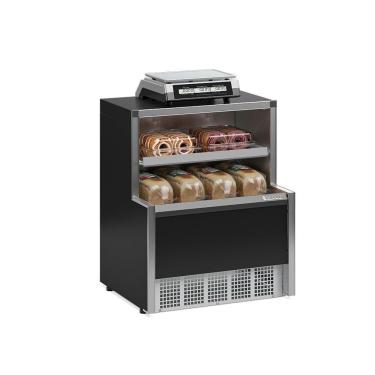 Imagem de Módulo Balança E Vitrine Neutra Aberta Aurora Mpba075 Gelopar Módulo Aurora Preto Gelopar