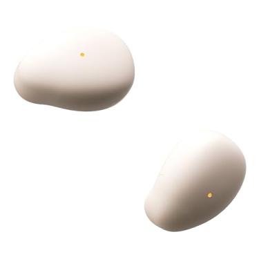Imagem de ASHATA Sem Fio 5.4 HiFi Cancelamento de Ruído Earbuds para Dormir Bateria de Longa Duração PC ABS IPX6 Impermeabilização (Branco Cremoso)