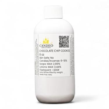 Imagem de Óleo de fragrância de biscoitos de chocolate (frasco de 236 ml) | Fabricação de velas, sabonete, sprays de ambiente, bombas de banho, loção, purificadores de carro, derretimento de cera | Candeo