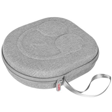 Imagem de Capa rígida premium compatível com JBL Tune 510BT/520BT, Sony WH-CH520/710N, Soundcore Q30/Q20, TOZO, BERIBES, KVIDIO – Capa protetora portátil para transporte de viagem cinza