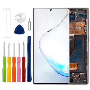 Imagem de [Suporta impressões digitais][[com moldura] Duotipa Nova tela OLED Touch Screen digitalizador substituição para Galaxy Note 10 Plus SM-N975F SM-N975U SM-N975W com kit de ferramentas de reparo técnico