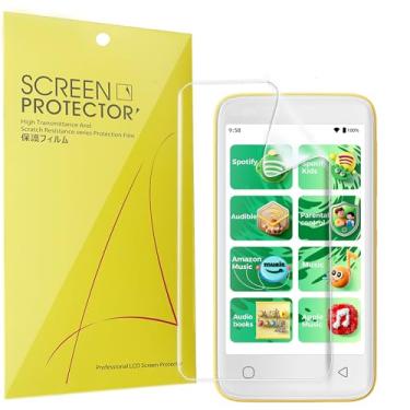 Imagem de Lamshaw Compatível com protetor de tela Globluum Mp3 Player, [pacote com 6] Película transparente TPU de cobertura total compatível com o leitor de MP3 Globluum SU3 de 4 polegadas (pacote com 6)