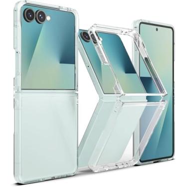 Imagem de Capa Anti Impacto Ringke Modelo Fusion Compatível com Galaxy Z Flip7 – Transparente
