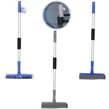 Imagem de Rodo Limpa Vidro Com Espuma + Cabo Extensivel 96X20Cm