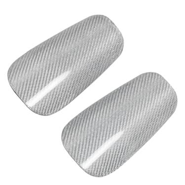 Imagem de SPYMINNPOO Caneleiras de Futebol 2 Peças de Fibra de Carbono EVA Esponja Caneleiras Com Caixa de Armazenamento, Equipamento de Futebol Profissional Com Absorção de Choque para Crianças, Jovens e