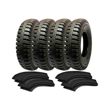 Imagem de Kit 4 Pneus 1000-20 16 Lonas 146/143J At59 Anteo + 4 Camaras
