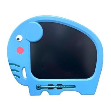 Imagem de Lousa Tela Mágica Infantil Formato Elefante Azul – Brinquedo Educativo de Desenho Divertido e Criativo