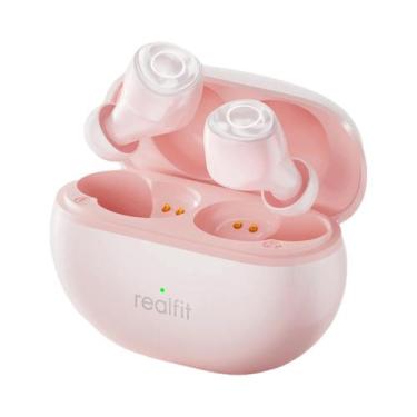 Imagem de Mini Fones De Ouvido Realfit F4 Para Dormir ANC Bluetooth 40dB Cancela
