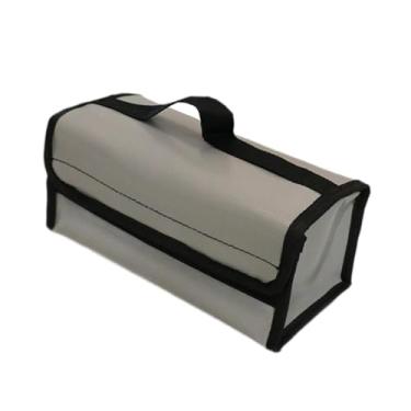 Imagem de YIJU Bolsa organizadora para baterias Lipo, à prova de explosão, com capa protetora para power bank, bateria de aeromodelismo e outros modelos de, Xl